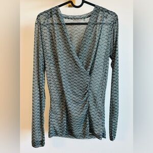 Sandwich_ Ladies Sheer Blouse